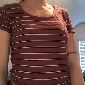 Striped short sleeve